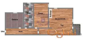 Dvosoban, 61m2, Adice